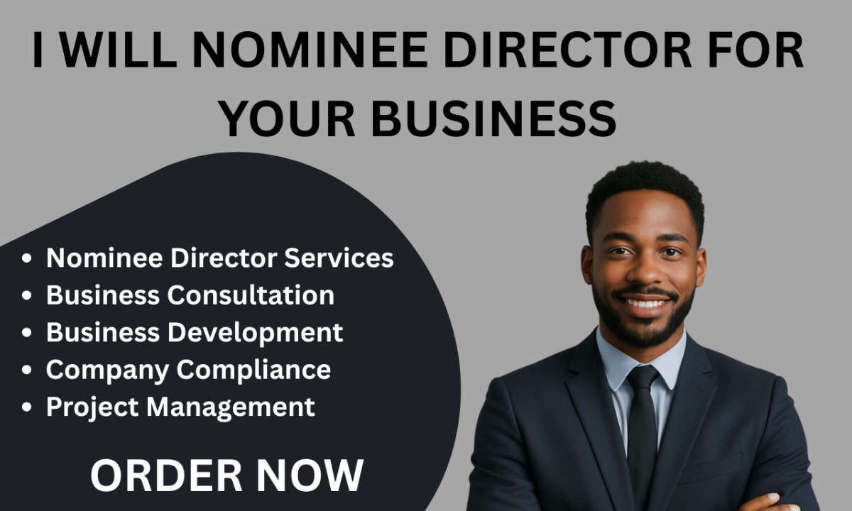 I will provide nominee director services for company business consultant