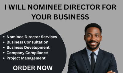 I will provide nominee director services for company business consultant