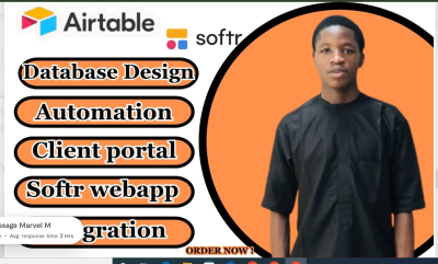 I will be Airtable Expert, Airtable Automation, Airtable Interfaces Design and Script