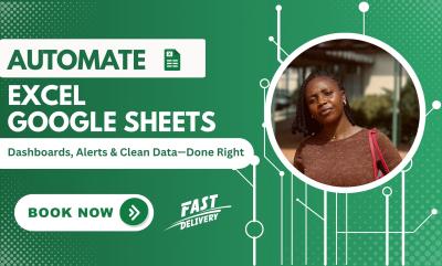 I Will Automate Excel or Google Spreadsheets Using VBA or Apps Scripts
