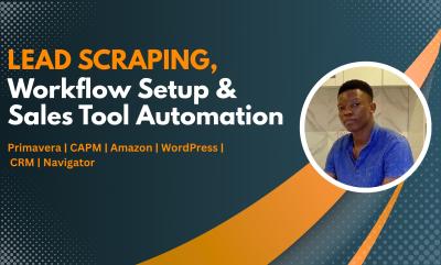 I will build systems, scrape leads, enrich data and manage Amazon, CRM, PPC tools