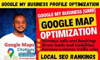 I will fix Google My Business optimization, GMB map citation
