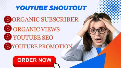 I will do Kid YouTube Shoutout and Promotion to 1M USA, UK, and Organic Subscribers & Views