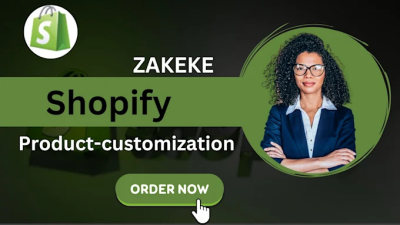 I will setup Zakeke, Customily, for Shopify product customization