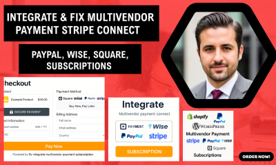 I will fix, integrate, and manage multivendor payment systems including Square, Wise, Subscription, PayPal, Stripe, and Connect