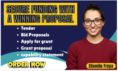 I will do bid proposal government capability personal statement government contract