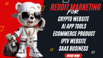 I will manage Reddit posts and comments to boost AI app, business, IPTV, crypto website