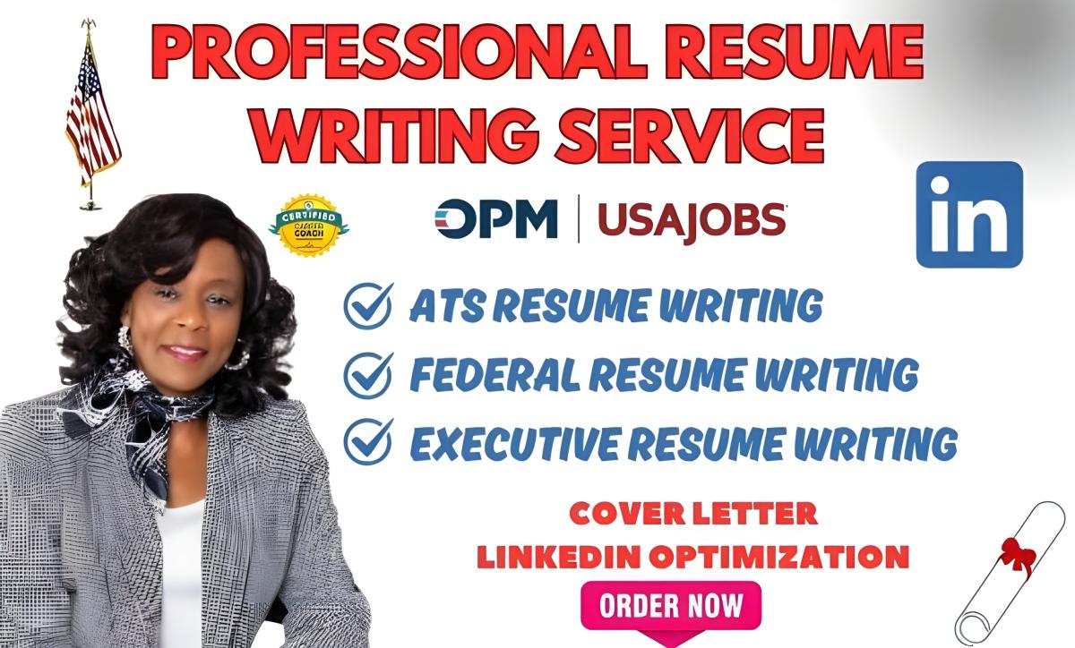 I Will Write ATS-Optimized Resume, Federal Resume, for USAJOBS, Executive Resume & CV