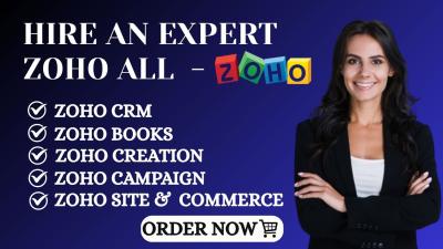 I Will Setup Zoho CRM, Zoho Campaign Form, Zoho Sites, Zoho Marketing Automation Expert