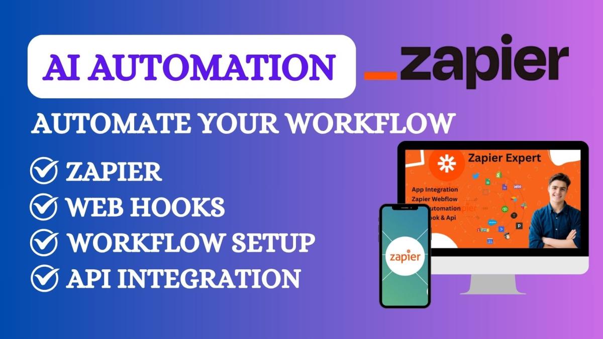 I will integrate QuickBooks, Sage, ADP, Gusto, HubSpot, Salesforce, Notion, Capsule, Zapier