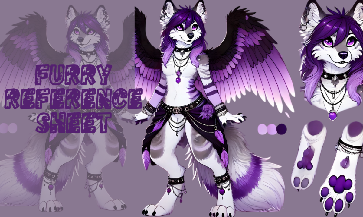 create high quality nsfw furry reference sheets, custom fursona ref art