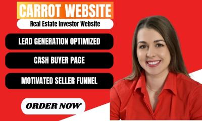 Design Professional Websites for Real Estate Investors with Carrot Mortgage Calculator