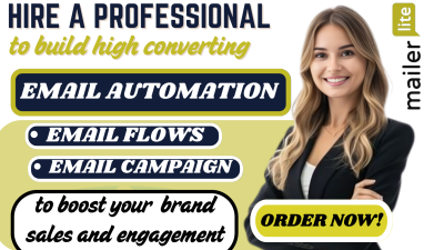 I will build high converting MailerLite email automation, flows, and sales campaigns