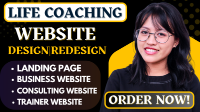 I will build a landing page for your Christian book, coaching program, or courses