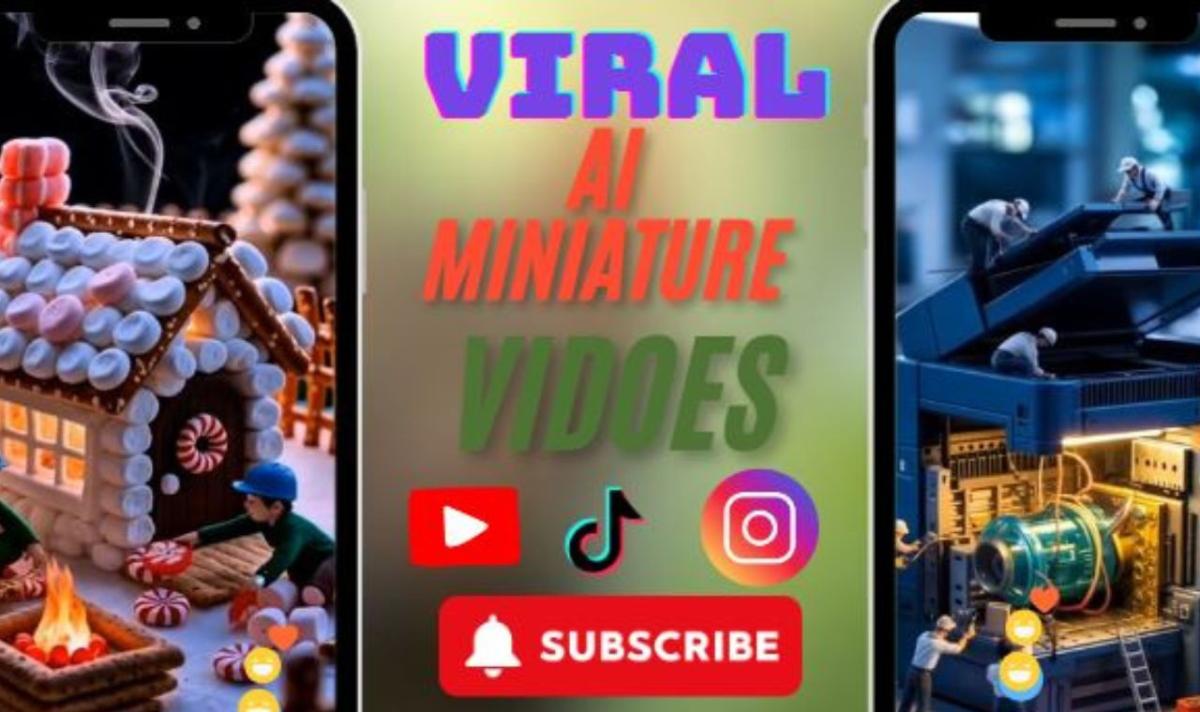 Viral AI Miniature Videos | AI Miniworkers | AI MiniChef | AI Product Videos