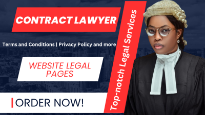 I will be your online lawyer, provide legal aid, counseling, and support