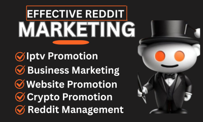 I will do Reddit post management for business website SaaS link AI product marketing