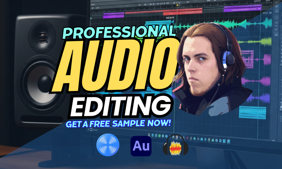 I Will Edit, Clean, Fix, and Improve Your Audio in 12hrs or Less