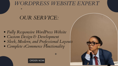 I will WordPress landing page GetResponse Squarespace Mailchimp WordPress website Wix