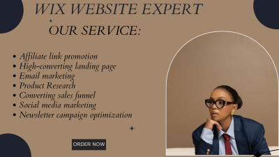 I will design and redesign your Wix website | Ecommerce Wix Developer