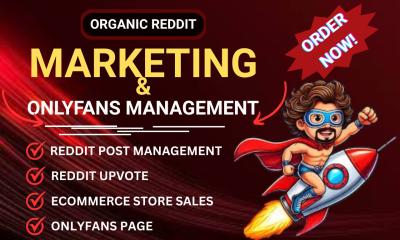 I Will Manage Reddit Post and Comment for Adult Web OnlyFans Page & E-commerce Store Sales
