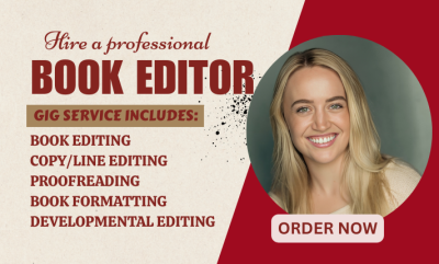 I will proofread and edit, format romance novel, horror, sci-fi story book editor, horror story romance