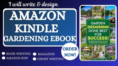 I will create a high quality gardening ebook with expert tips