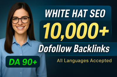 I will high authority manual white hat dofollow SEO backlink service for Google ranking