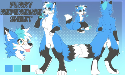 Create High Quality NSFW Furry Reference Sheets & Custom Fursona Ref Art