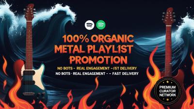 I will boost your Spotify metal music to thousands of real targeted metal fans