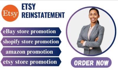 I will reinstate suspended account, permanent suspension, Etsy account reinstatement