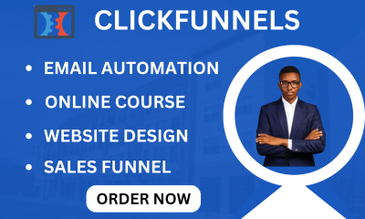 I will design ThriveCart checkout page, Kartra funnel, Kajabi expert, ClickFunnel website