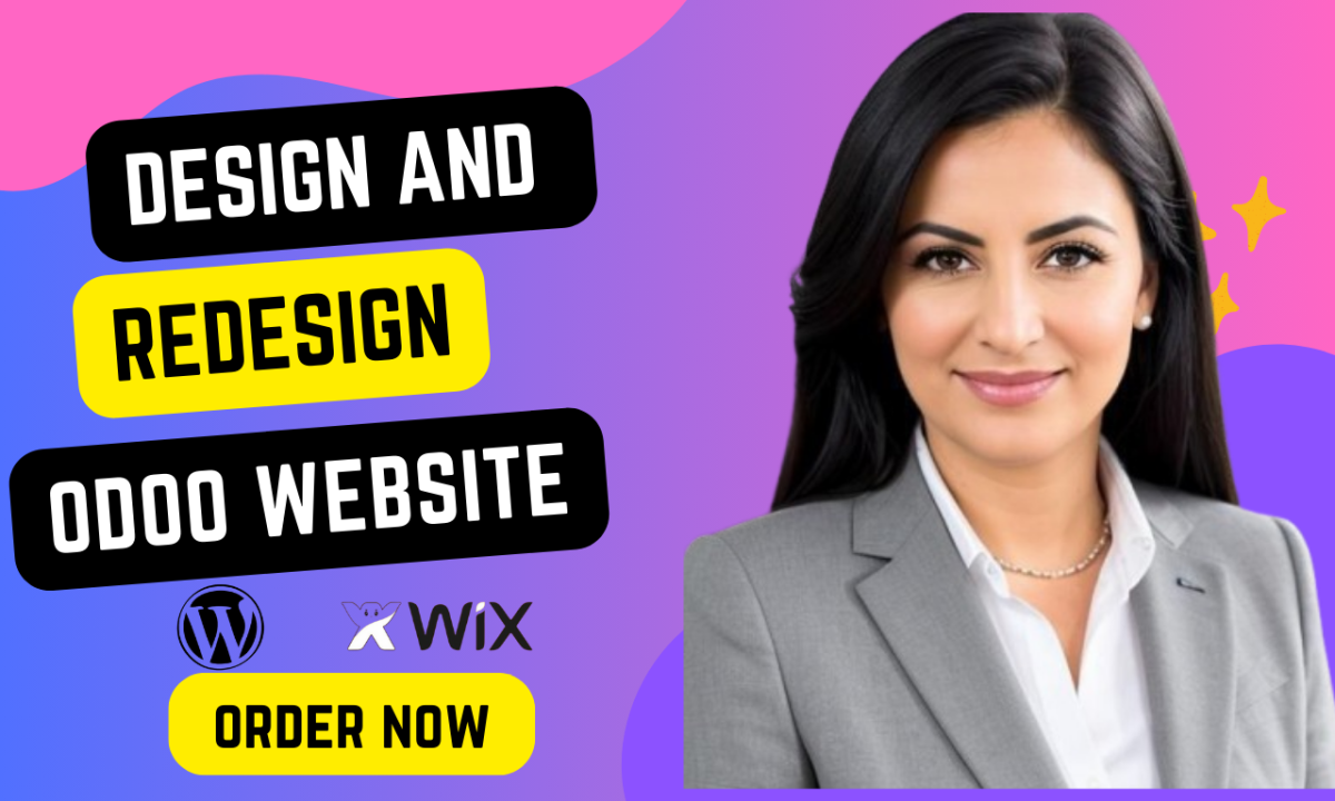 I will redesign Odoo website, Showit website, Duda website, Hostinger online store
