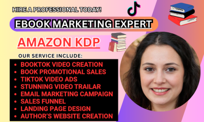 Create Trending BookTok Video, TikTok BookTok Promotion Video, Amazon KDP Ads