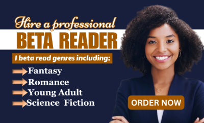 I will alpha beta read critique fantasy sci fi romance novel developmental book editor