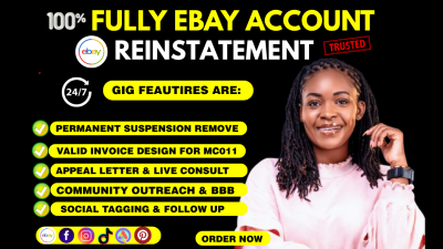 I will reinstate suspended eBay account and remove MC011, MC113, and MC999 suspension