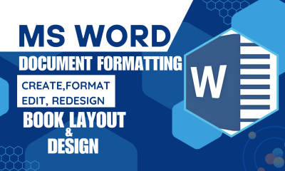 I will format, edit, and index Microsoft Word documents, academic papers, and theses