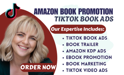 I will booktok video, amazon kdp ads ebook promotion book advertising, kdp marketing