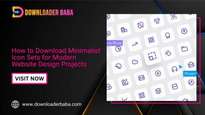 How to Download Minimalist Icon Sets for Modern Website Design Projects