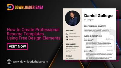 How to Create Professional Resume Templates Using Free Design Elements
