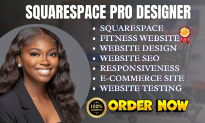 I will develop Squarespace website design or redesign, website development, and build websites