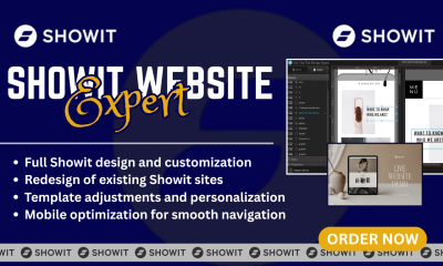 I Will Design, Redesign and Customize ShowIt Website or ShowIt Template