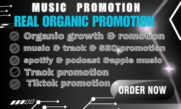 I will promote your SoundCloud music with premium organic promotion