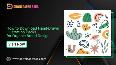 How to Download Hand-Drawn Illustration Packs for Organic Brand Design