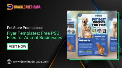 Pet Store Promotional Flyer Templates: Free PSD Files for Animal Businesses