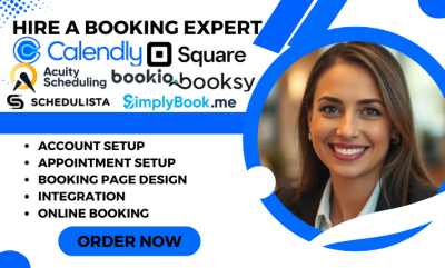 I will setup Acuity Scheduling, Squarespace, Calendly, Vagaro, SimplyBook Me, and Fresha as an Expert
