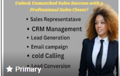 Be a Professional Sales Closer | Sales Representative | Expert Sales Closer | Sale Agent