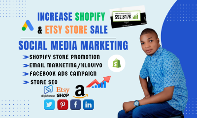 I will manage Shopify website traffic, Facebook & Instagram ads, and Shopify sales marketing