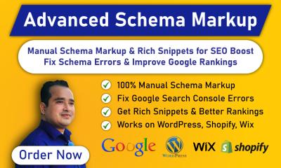I Will Manually Add Structured Data, Schema Markup and Rich Snippets