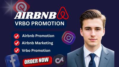 I Will Promote Your Airbnb, Vrbo, and Houfy on Social Media to Increase Bookings